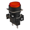 Đèn báo tròn Autonics L16RR-ER24, màu đỏ, 24VDC, D16mm.