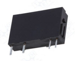 relay Matsushita Panasonic APAN3124, 24VDC/5A. 4 chân, 1NO, kích thước: 5x20x12.5mm