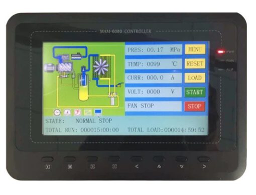MAM6080 (B)(T)(V)100A – Bảng Điều Khiển PLC Hiển Thị Chuyên Dụng Cho Máy Nén Khí