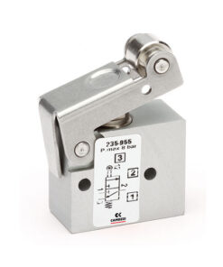 Minivalves với đòn bẩy/con lăn Camozzi  234-955