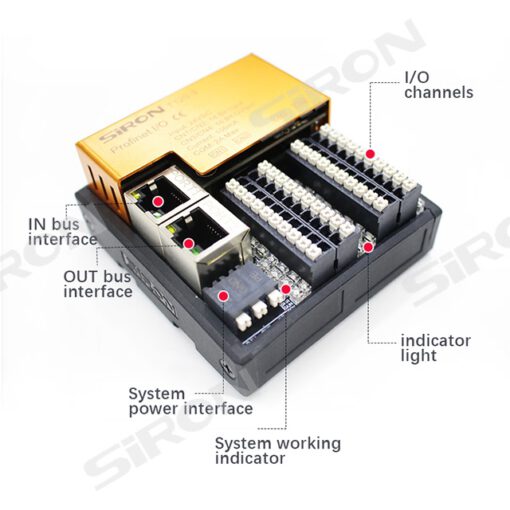 Mô-đun ngõ vào ra Siron T120 Series – Digital/Analog I/O 8/16/32 kênh – Giao tiếp Profinet