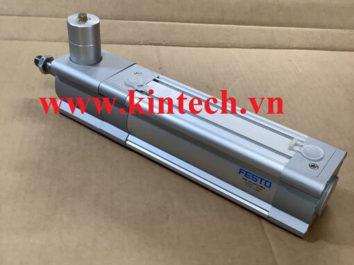 Xi lanh khí nén Festo DSBC-80-200-C-PPVA – Chuẩn ISO 15552, hành trình 200 mm, có bộ kẹp và khóa hành trình