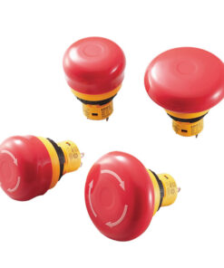 Công Tắc Nút Dừng Khẩn Cấp AB6E-3BV02PRM – Nút Nhấn An Toàn Công Nghiệp Chuẩn IP65