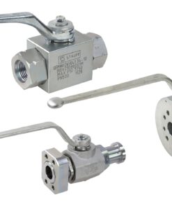 Van bi STAUFF BBV-2-G24R-8001-M – 2 Chiều, Thép Carbon Mạ Kẽm/Niken, Ren G 1-1/2