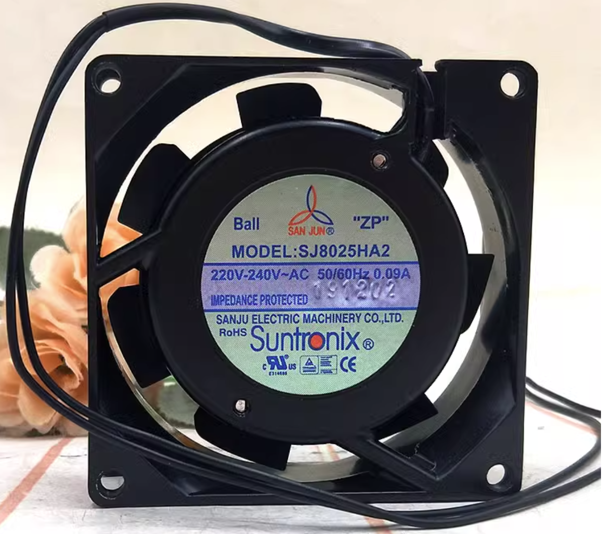 Quạt làm mát AC Sanjun SJ8025HA2 – 80×80×25 mm Quạt làm mát AC Sanjun SJ8025HA2 – 80×80×25 mm