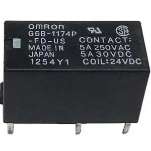 Rơ le Công Suất OMRON G6B-1174P-FD-US – DC24V, 4 Chân PCB, 8A Rơ le Công Suất OMRON G6B-1174P-FD-US – DC24V, 4 Chân PCB, 8A
