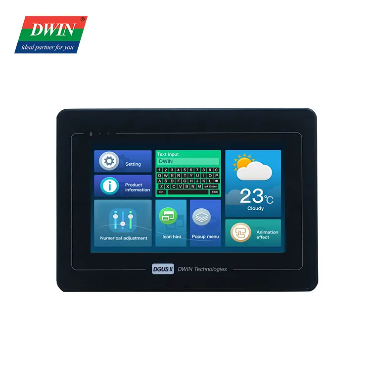 DWIN DMG80480T070_15WTR - Màn Hình LCD Thông Minh 7 Inch Có Vỏ Industrial Grade DWIN DMG80480T070_15WTR - Màn Hình LCD Thông Minh 7 Inch Có Vỏ Industrial Grade