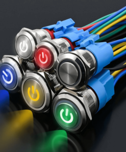 Nút Reset - Nút nhấn cao 16mm với một tiếp điểm thường mở và một tiếp điểm thường đóng [NPM8-16A/G11F]