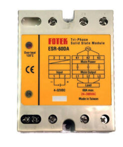Rơ Le Bán Dẫn 3 Pha SSR 60A Fotek ESR-60DA-H