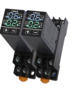 Bộ Đếm Thời Gian / Timer Kép H3Y-2 Màn Hình Kép AC220V (Twin Timer - Kèm Chân Đế)