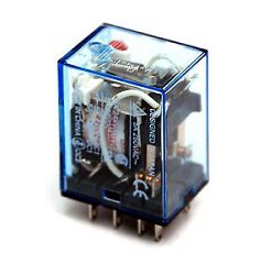 Rơ-le Trung Gian Omron MY2N-GS14 (8 Chân Dẹp Có Đèn LED)