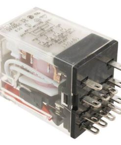Rơ-le Trung Gian YFN-2LB (8 Chân Tròn / Dẹp Có Đèn LED)