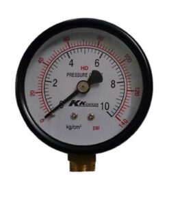 Đồng Hồ Đo Áp Suất KK Gauges Model KK-100A (Dải Đo 0–1 kg/cm²)