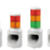 Đèn Tháp Tín Hiệu Tích Hợp Loa Báo Giọng Nói/Âm Thanh Cường Độ Cao Patlite LKEH-110FV-R/Y/G/B/C