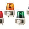 Đèn Tín Hiệu Xoay LED Tích Hợp Còi Đa Âm Báo Lập Trình Patlite RT-24VF-R/Y/G/B